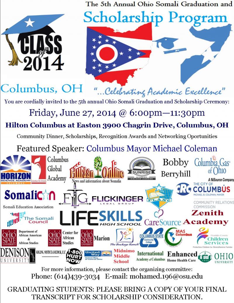 Ohio Somali Scholarship Program